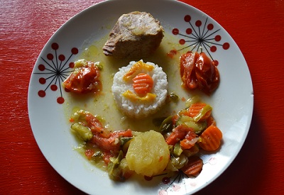 recette de cuisine :Colombo de rouelle de jambon