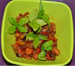 Colombo de sole tropicale ,crevettes basilic:des recettes diététiques. Un menu presque équilibré avec ces 2 recettes diététiques