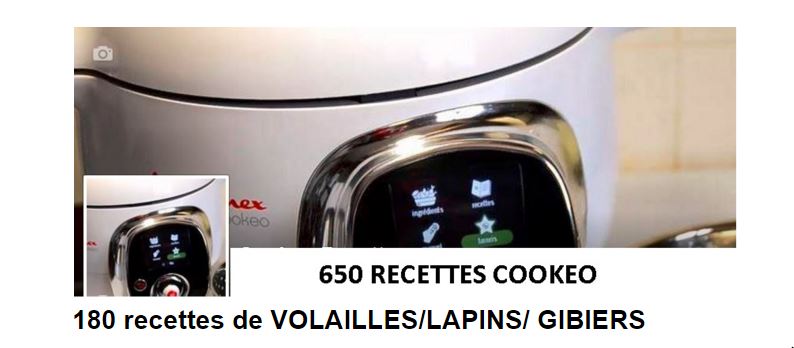 180 recettes cookeo volailles LAPIN GIBIER 