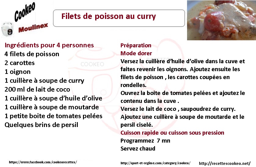 POISSONS CURRY COOKEO