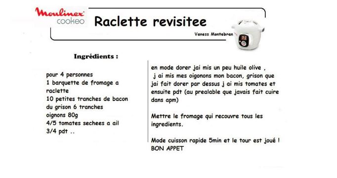 Raclette cookeo : vous avez déjà testé ?