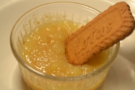 Compote pommes spéculoos cookeo