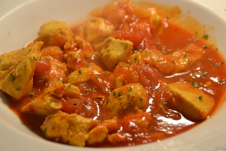 Curry poulet recette cookeo