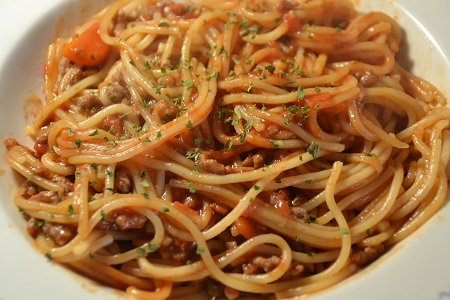One pot pasta spaghettis bolognaise cookeo