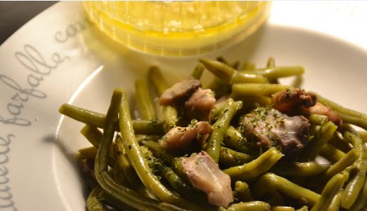 Salade haricots verts champignons cookeo