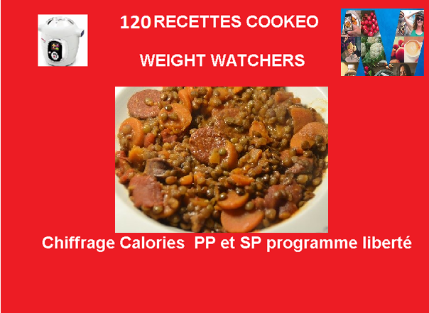 120 Recettes cookeo weight watchers en fiches PDF gratuit