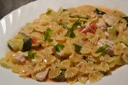 One pot pasta poulet tomates recette cookeo