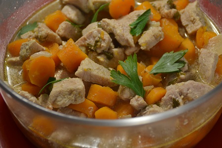 Escalopes porc carottes express recette Cookeo