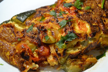 Frittata tomates courgettes recette cookeo
