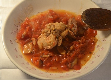 Râbles lapin tomates recette cookeo 