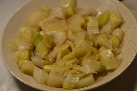 Poireaux sauce asiatique recette cookeo