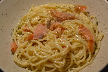 Spaghettis saumon cookeo ou sans 