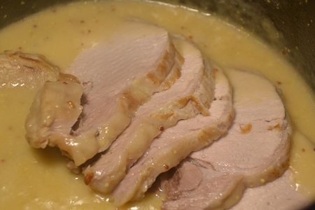 Rôti de porc moutarde ancienne recette cookeo