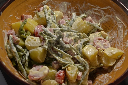 Salade composée mayonnaise recette cookeo