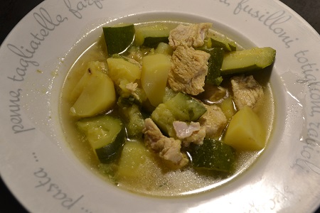 Poulet colombo courgettes recette cookeo