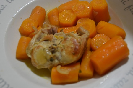 Râbles de lapin carottes recette cookeo
