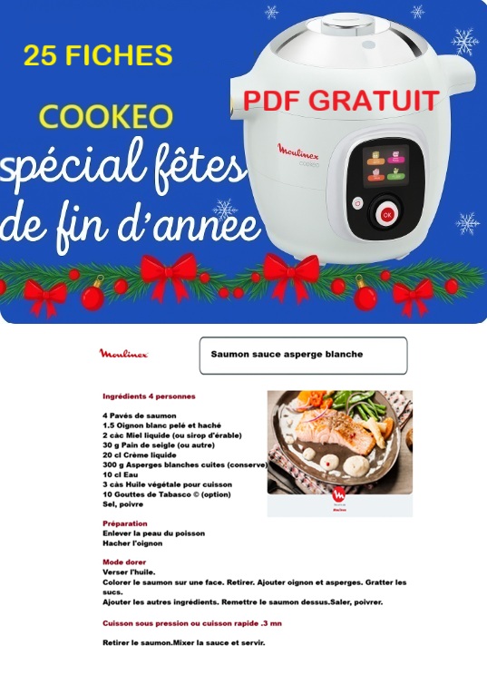 25 Fiches cookeo fin d'année PDF gratuit