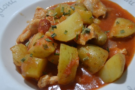 Poulet pommes de terre tomates recette cookeo régime méditerranéen