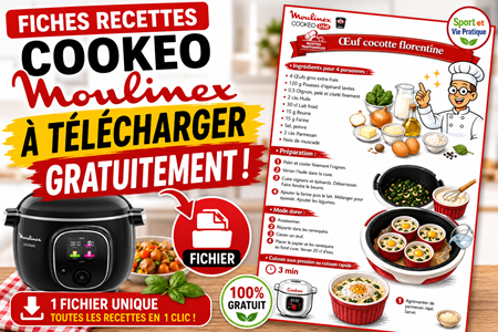 Fichiers cookeo : Fiches Moulinex à télécharger gratuitement